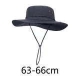 Maxbell Sun Hat Wide Brim Foldable Bucket Hat Sunhat for Summer Travel Fishing Hat L Dark Gray