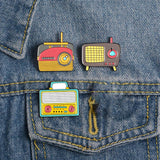 Maxbell 4x Unique Brooch Pins Charm Handcraft Ornament for Backpack Shirt Women Men