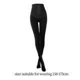 Maxbell Fashion Women Winter Tights Pantyhose Slim Seamless Elasticity Leggings Black 260g