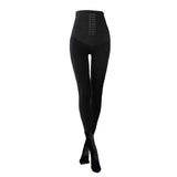 Maxbell Fashion Women Winter Tights Pantyhose Slim Seamless Elasticity Leggings Black 260g