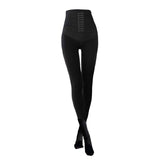 Maxbell Fashion Women Winter Tights Pantyhose Slim Seamless Elasticity Leggings Black 260g