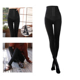 Maxbell Fashion Women Winter Tights Pantyhose Slim Seamless Elasticity Leggings Black 260g