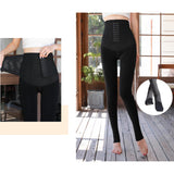 Maxbell Fashion Women Winter Tights Pantyhose Slim Seamless Elasticity Leggings Black 260g