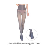 Maxbell Fashion Women Winter Tights Pantyhose Slim Seamless Elasticity Leggings Gray 360g
