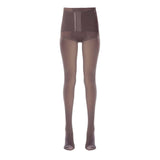 Maxbell Fashion Women Winter Tights Pantyhose Slim Seamless Elasticity Leggings Coffee 260g