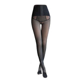 Maxbell Fashion Women Winter Tights Pantyhose Slim Seamless Elasticity Leggings Black Through 260g