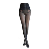 Maxbell Fashion Women Winter Tights Pantyhose Slim Seamless Elasticity Leggings Black Through 260g