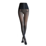 Maxbell Fashion Women Winter Tights Pantyhose Slim Seamless Elasticity Leggings Black Through 260g
