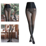 Maxbell Fashion Women Winter Tights Pantyhose Slim Seamless Elasticity Leggings Black Through 360g