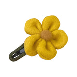 Maxbell Autumn Winter Large Flower Hair Clip Elegant Hairgrips Women Girl Female Yellow