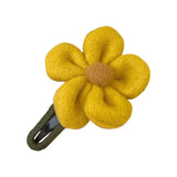 Maxbell Autumn Winter Large Flower Hair Clip Elegant Hairgrips Women Girl Female Yellow