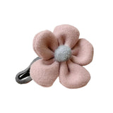 Maxbell Autumn Winter Large Flower Hair Clip Elegant Hairgrips Women Girl Female Pink