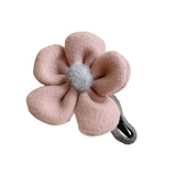 Maxbell Autumn Winter Large Flower Hair Clip Elegant Hairgrips Women Girl Female Pink