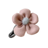 Maxbell Autumn Winter Large Flower Hair Clip Elegant Hairgrips Women Girl Female Pink