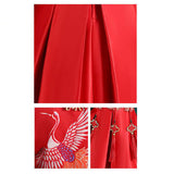 Maxbell Chinese Traditional Girls Dress Windproof for Cosplay Costume Lunar New Year 110cm