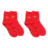 Maxbell Chinese New Year Red Crew Socks Fu Decorative for Sports Bedroom Winter Women