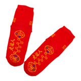 Maxbell New Year Red Socks New Year Festival Supplies Stockings Warm Breathable