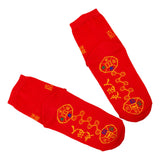 Maxbell New Year Red Socks New Year Festival Supplies Stockings Warm Breathable