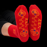 Maxbell New Year Red Socks New Year Festival Supplies Stockings Warm Breathable