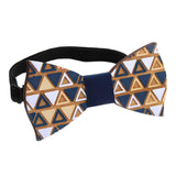 Maxbell Wood Bow Tie Decoration Men Fashion for Birthday Festival Wedding Triangle