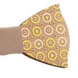 Maxbell Wood Bow Tie Decoration Men Fashion for Birthday Festival Wedding Circle