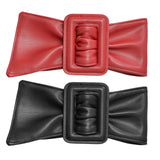Maxbell Wide Waist Belt Cinch PU Leather Band for Women Ladies Dress Accessories Red
