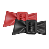 Maxbell Wide Waist Belt Cinch PU Leather Band for Women Ladies Dress Accessories Red