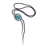 Maxbell Vintage Bolo Tie Round Shape Necktie Costume for Party Anniversary Cosplay