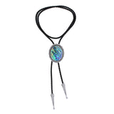 Maxbell Vintage Bolo Tie Round Shape Necktie Costume for Party Anniversary Cosplay