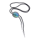 Maxbell Vintage Bolo Tie Round Shape Necktie Costume for Party Anniversary Cosplay