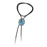 Maxbell Vintage Bolo Tie Round Shape Necktie Costume for Party Anniversary Cosplay