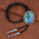 Maxbell Vintage Bolo Tie Round Shape Necktie Costume for Party Anniversary Cosplay
