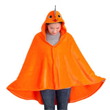 Maxbell Cute Cartoon Cloak Cosplay Costume Flannel Cape Warm Blanket Orange