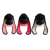 Maxbell Winter Knitted Hat Thermal Face Cover Ear Protection Rabbit Ear Beanie Hats Pink