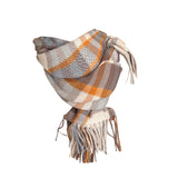 Maxbell Women Tartan Scarfs Wrap Long Shawl Holiday Gift Length 180cm, Width 68cm Style B