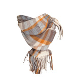 Maxbell Women Tartan Scarfs Wrap Long Shawl Holiday Gift Length 180cm, Width 68cm Style B