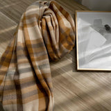 Maxbell Women Tartan Scarfs Wrap Long Shawl Holiday Gift Length 180cm, Width 68cm Style B