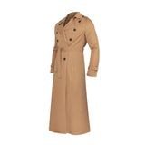Maxbell Windproof Men'trench Coat Warm Peacoat Soft for Vacation daily Wear Khaki M