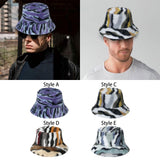 Maxbell Trendy Faux Plush Bucket Hat Fisherman Caps Casual Headwear Winter Hats StyleA