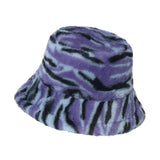 Maxbell Trendy Faux Plush Bucket Hat Fisherman Caps Casual Headwear Winter Hats StyleA