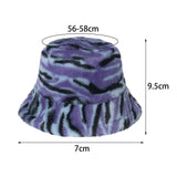 Maxbell Trendy Faux Plush Bucket Hat Fisherman Caps Casual Headwear Winter Hats StyleA