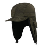 Maxbell Winter Cap Adults Baseball Hat with Earflaps for Running Hunting Climbing Dark Green