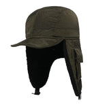 Maxbell Winter Cap Adults Baseball Hat with Earflaps for Running Hunting Climbing Dark Green