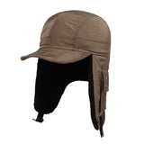 Maxbell Winter Cap Adults Baseball Hat with Earflaps for Running Hunting Climbing Khaki