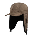 Maxbell Winter Cap Adults Baseball Hat with Earflaps for Running Hunting Climbing Khaki