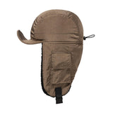 Maxbell Winter Cap Adults Baseball Hat with Earflaps for Running Hunting Climbing Khaki