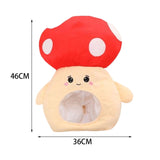 Maxbell Plush Mushroom Hat Party Hats Cosplay Headwear Headdress Stuffed Toy Selfie