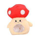 Maxbell Plush Mushroom Hat Party Hats Cosplay Headwear Headdress Stuffed Toy Selfie