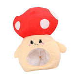 Maxbell Plush Mushroom Hat Party Hats Cosplay Headwear Headdress Stuffed Toy Selfie