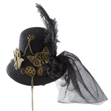 Maxbell Steampunk Top Hat Punk Masquerade Costume Halloween Pirate Headgear Party